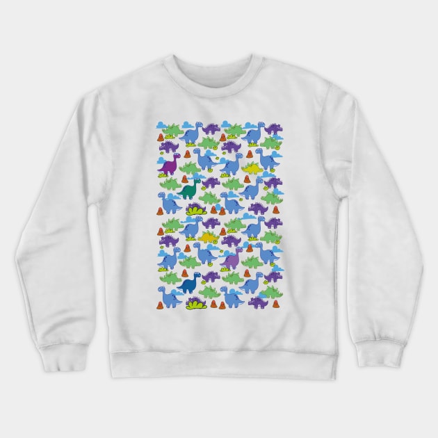 Cute dinosaurs Crewneck Sweatshirt by nickemporium1